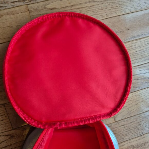 Clinique Candy Swirl Train Case Round Makeup Travel Case - Picture 6 of 11